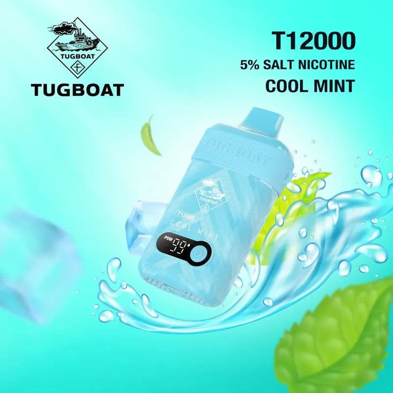 Cool Mint Tugboat T12000 Cool Mint Tugboat T12000 - Vape Lab