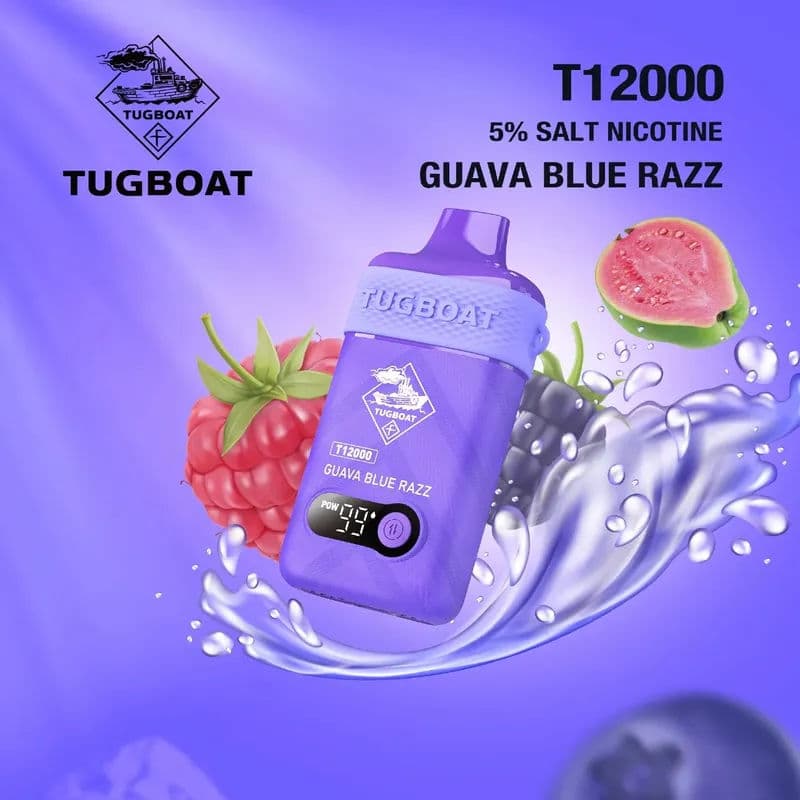 Guava Blue Razz Tugboat T12000 Guava Blue Razz Tugboat T12000 - Vape Lab