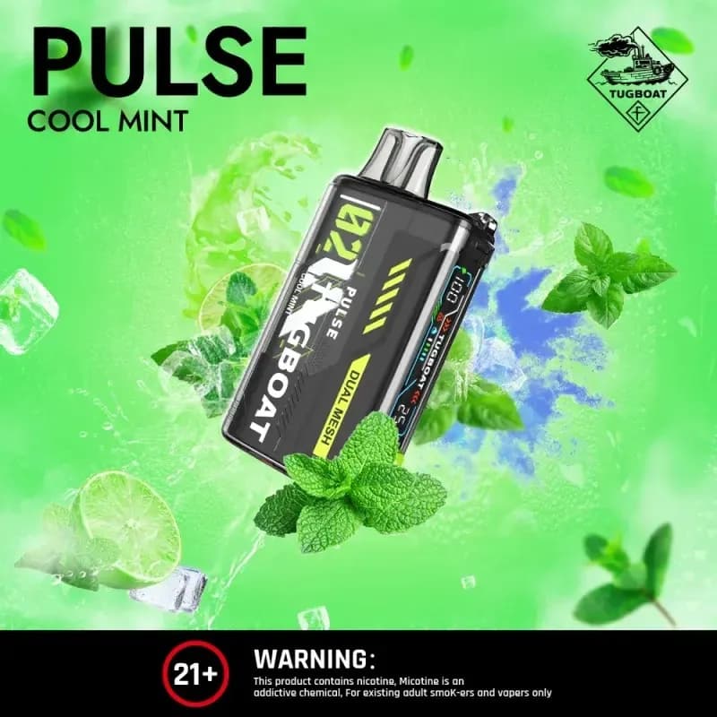 Cool Mint Tugboat Pulse Cool Mint Tugboat Pulse - Vape Lab