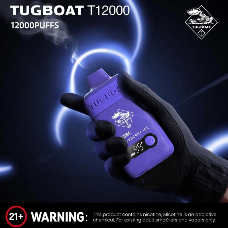 Blueberry Ice Tugboat T12000 Blueberry Ice Tugboat T12000 - Vape Lab