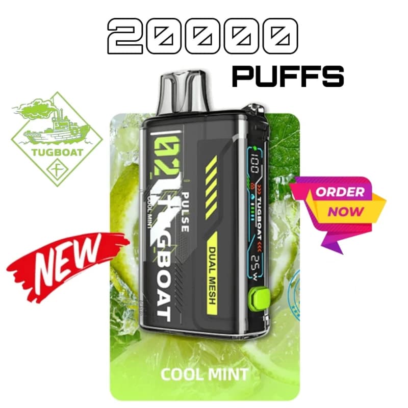 Cool Mint Tugboat Pulse Cool Mint Tugboat Pulse - Vape Lab