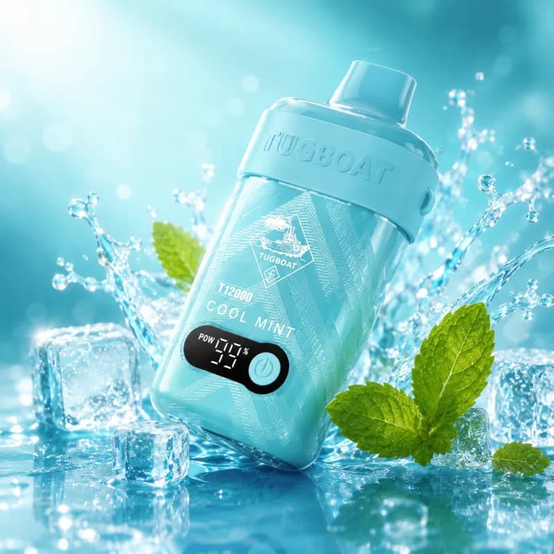 Cool Mint Tugboat T12000 Cool Mint Tugboat T12000 - Vape Lab