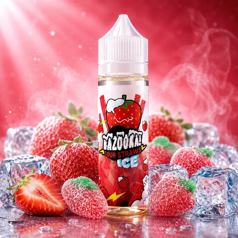 Strawberry Bazooka 60ml Strawberry Bazooka 60ml - Vape Lab