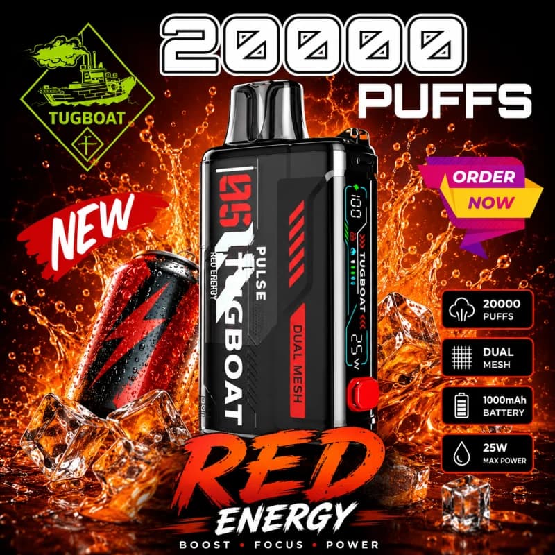 Red Energy Tugboat Pulse Red Energy Tugboat Pulse - Vape Lab