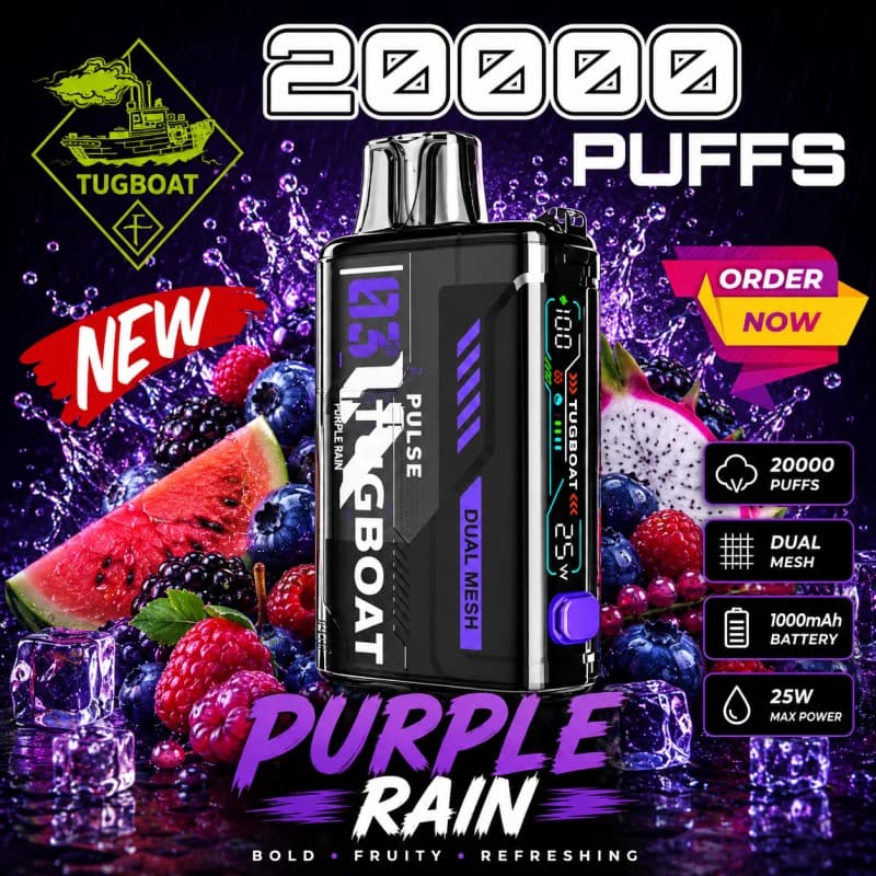 Purple Rain Tugboat Pulse Purple Rain Tugboat Pulse - Vape Lab